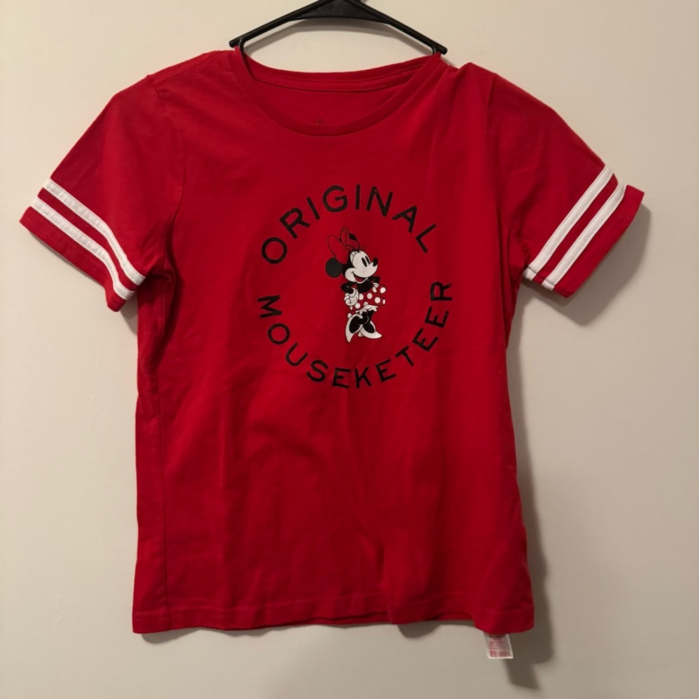 Disney Red Original Mouseketeer Kids T-Shirt xl